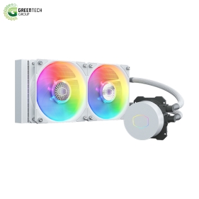 Tản CPU Cooler Master| MASTERLIQUID 240L| Core WHITE
