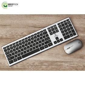 Bộ bàn phím chuột quang không dây Zadez ZMK-530G Xám