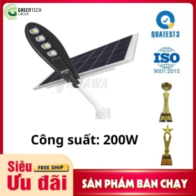 Đèn Đường Năng Lượng Mặt Trời Chiếc lá| CL1200| 200W